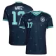 Maillot Allemagne Wirtz 17 Homme Extérieur Coupe du Monde 2026
