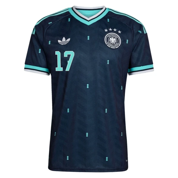 Maillot Allemagne Wirtz 17 Homme Extérieur Coupe du Monde 2026