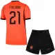 Maillot Pays-Bas Frenkie de Jong 21 Enfant Domicile Coupe du Monde 2026