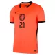 Maillot Pays-Bas Frenkie de Jong 21 Enfant Domicile Coupe du Monde 2026