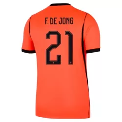 Maillot Pays-Bas Frenkie de Jong 21 Homme Domicile Coupe du Monde 2026