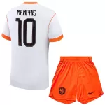 Maillot Pays-Bas Memphis 10 Enfant Extérieur Coupe du Monde 2026