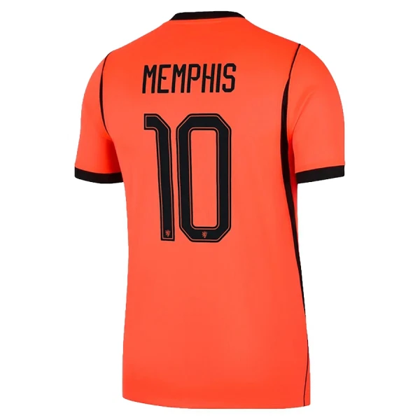 Maillot Pays-Bas Memphis 10 Homme Domicile Coupe du Monde 2026