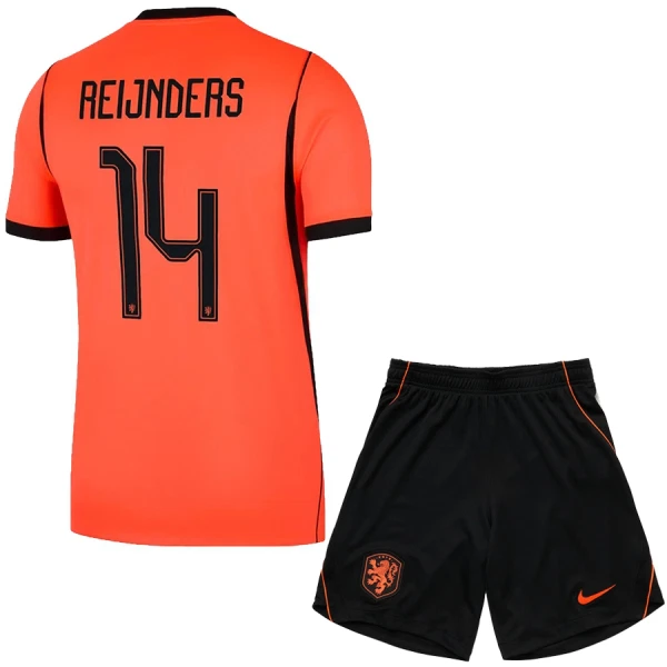 Maillot Pays-Bas Reijnders 14 Enfant Domicile Coupe du Monde 2026