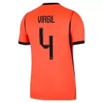 Maillot Pays-Bas Virgil 4 Homme Domicile Coupe du Monde 2026