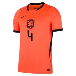 Maillot Pays-Bas Virgil 4 Homme Domicile Coupe du Monde 2026