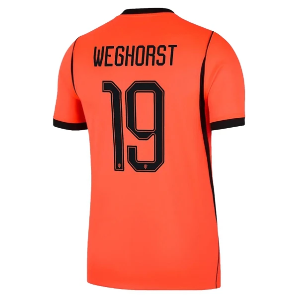 Maillot Pays-Bas Weghorst 19 Homme Domicile Coupe du Monde 2026