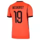 Maillot Pays-Bas Weghorst 19 Homme Domicile Coupe du Monde 2026