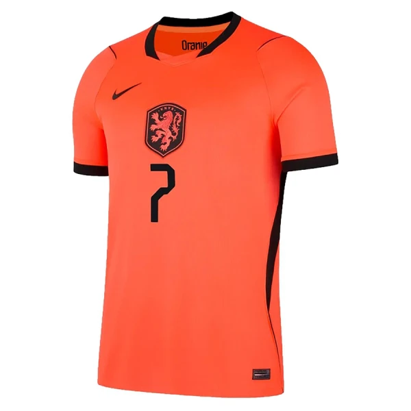 Maillot Pays-Bas Xavi 7 Homme Domicile Coupe du Monde 2026