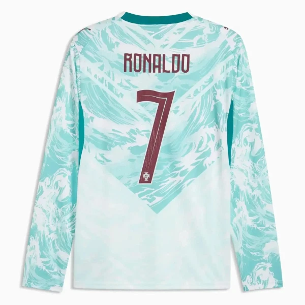Maillot Manches Longues Portugal Ronaldo 7 Homme Extérieur Coupe du Monde 2026