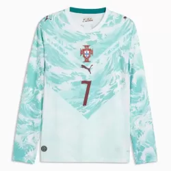 Maillot Manches Longues Portugal Ronaldo 7 Homme Extérieur Coupe du Monde 2026