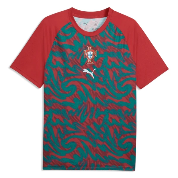 Maillot Portugal Pre-Match Homme Coupe du Monde 2026 Rouge