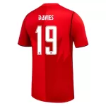 Maillot Canada Davies 19 Homme Domicile Coupe du Monde 2026