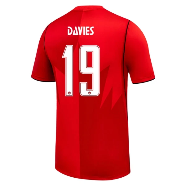 Maillot Canada Davies 19 Homme Domicile Coupe du Monde 2026