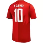 Maillot Canada J. David 10 Homme Domicile Coupe du Monde 2026