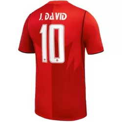 Maillot Canada J. David 10 Homme Domicile Coupe du Monde 2026