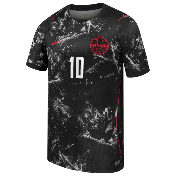 Maillot Canada J. David 10 Homme Extérieur Coupe du Monde 2026