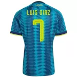 Maillot Colombie Luis Diaz 7 Homme Extérieur Coupe du Monde 2026