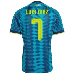 Maillot Colombie Luis Diaz 7 Homme Extérieur Coupe du Monde 2026