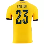 Maillot Équateur Caicedo 23 Homme Domicile Coupe du Monde 2026