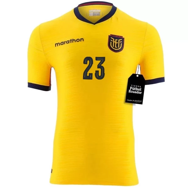 Maillot Équateur Caicedo 23 Homme Domicile Coupe du Monde 2026