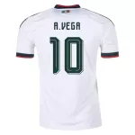 Maillot Mexique A. Vega 10 Homme Extérieur Coupe du Monde 2026