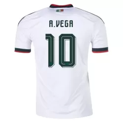 Maillot Mexique A. Vega 10 Homme Extérieur Coupe du Monde 2026