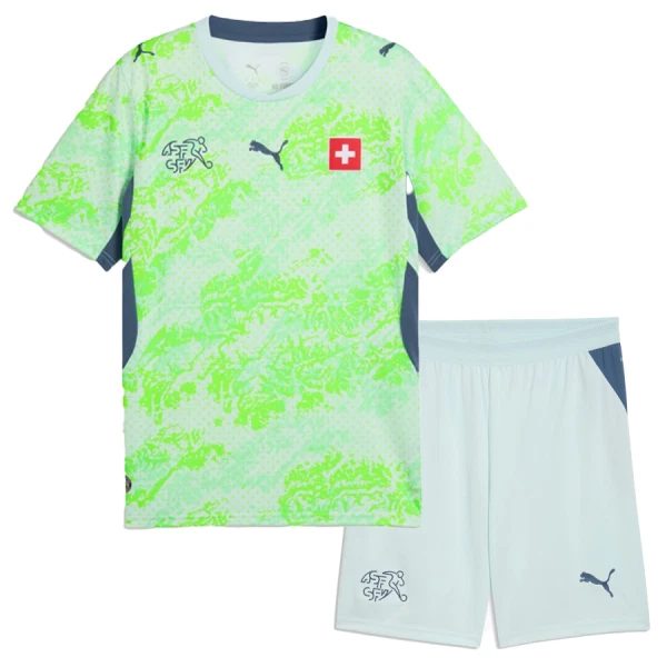 Maillot Suisse Enfant Extérieur Coupe du Monde 2026
