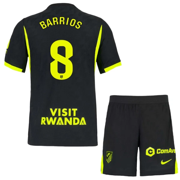 Maillot Atlético Madrid Barrios 8 Enfant Extérieur 2026-27 Maillot Atlético Madrid Barrios 8 Enfant Extérieur 2026-27