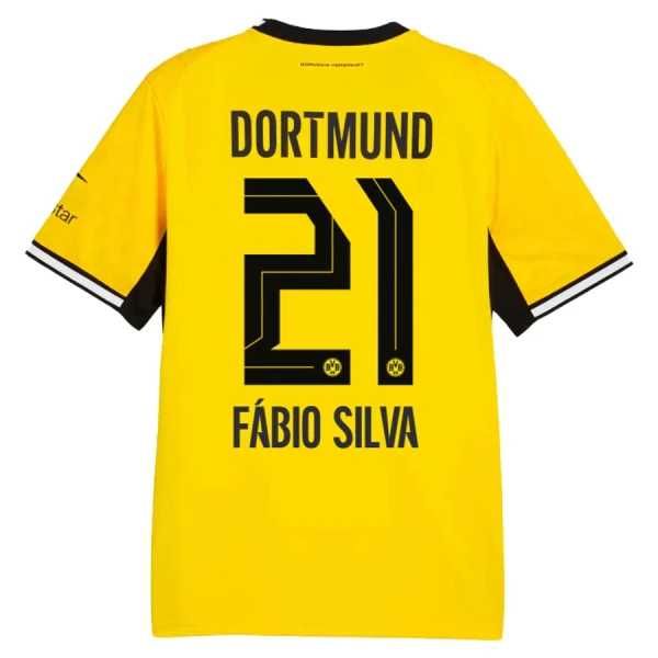 Maillot Borussia Dortmund Fabio Silva 21 Homme Domicile 2026-27