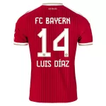 Maillot FC Bayern Munich Luis Diaz 14 Homme Domicile 2026-27