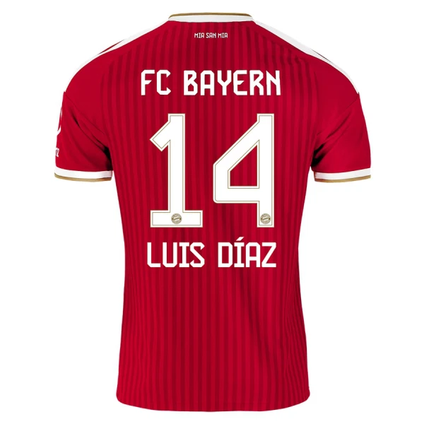Maillot FC Bayern Munich Luis Diaz 14 Homme Domicile 2026-27