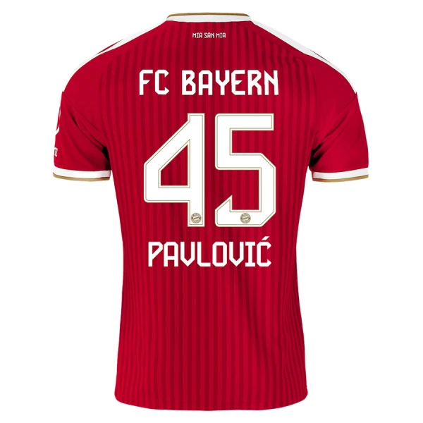 Maillot FC Bayern Munich Pavlovic 45 Homme Domicile 2026-27
