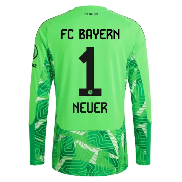 Maillot Gardien FC Bayern Munich Neuer 1 Homme Domicile 2026-27 Manches Longues