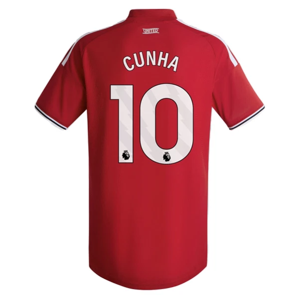 Maillot Manchester United Cunha 10 Enfant Domicile 2026-27