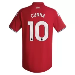 Maillot Manchester United Cunha 10 Homme Domicile 2026-27