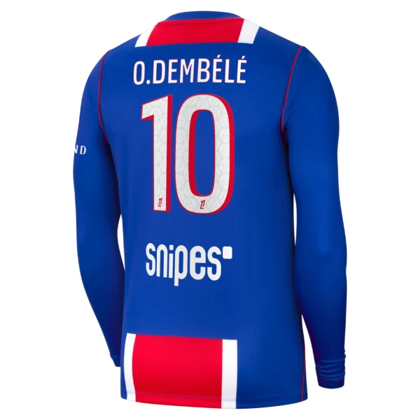 Maillot Manches Longues Paris Saint-Germain O. Dembele 10 Homme Domicile 2026-27