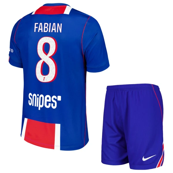 Maillot Paris Saint-Germain Fabian 8 Enfant Domicile 2026-27