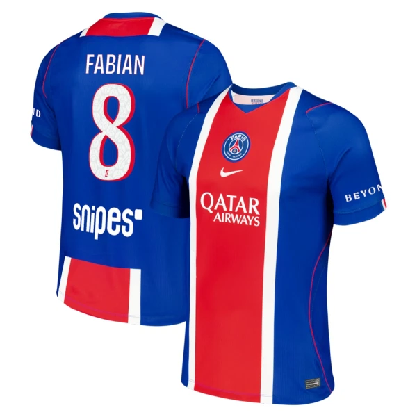 Maillot Paris Saint-Germain Fabian 8 Homme Domicile 2026-27