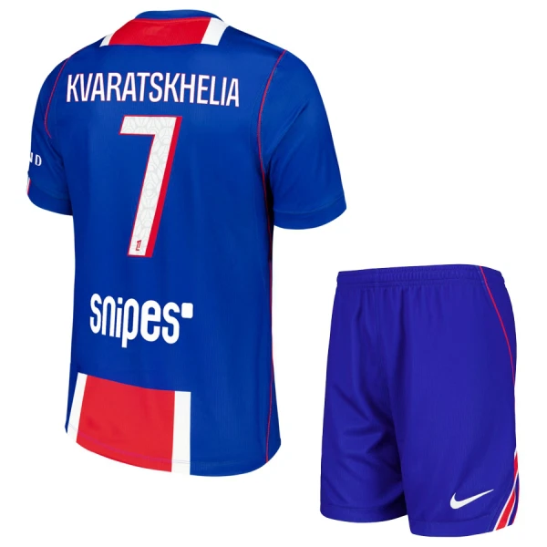Maillot Paris Saint-Germain Kvaratskhelia 7 Enfant Domicile 2026-27