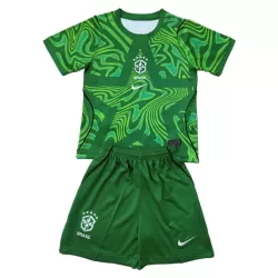 Maillot Gardien Brésil Enfant Domicile Coupe du Monde 2026 Verte