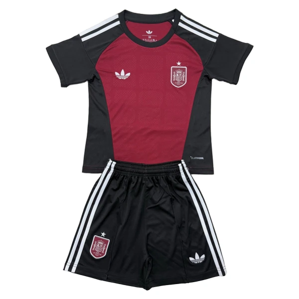 Maillot Gardien Espagne Enfant Coupe du Monde 2026 Rouge