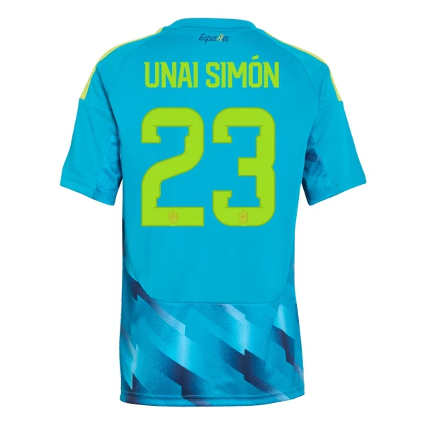 Maillot Gardien Espagne Unai Simon 23 Homme Coupe du Monde 2026