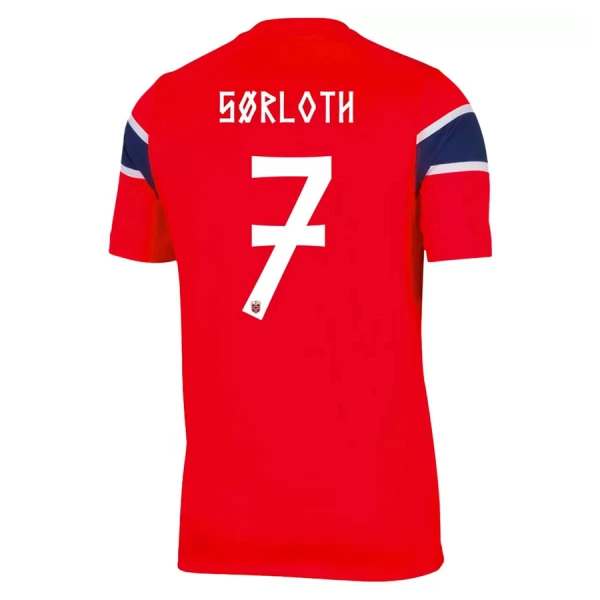 Maillot Norvège Sorloth 7 Homme Domicile Coupe du Monde 2026