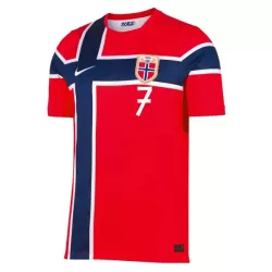 Maillot Norvège Sorloth 7 Homme Domicile Coupe du Monde 2026