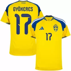 Maillot Suède Gyokeres 17 Homme Domicile Coupe du Monde 2026