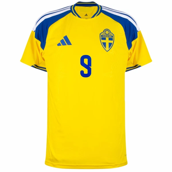 Maillot Suède Isak 9 Homme Domicile Coupe du Monde 2026
