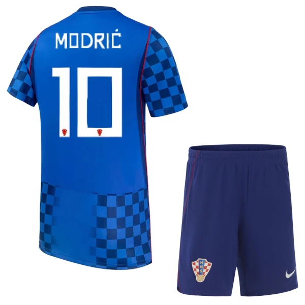 Maillot Croatie Modrić 10 Enfant Extérieur Coupe du Monde 2026