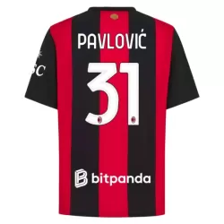 Maillot AC Milan Pavlovic 31 Homme Domicile 2026-27