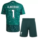 Maillot Gardien Liverpool A. Becker 1 Enfant Domicile 2026-27 Verte